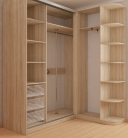 Сборка шкафа углового распашного