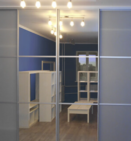 Сборка шкафа с раздвижными дверями