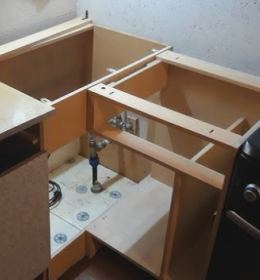 Сборка кухонной тумбы